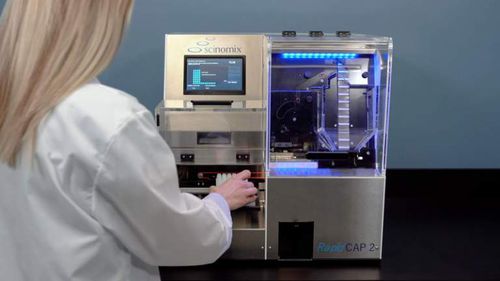 Sistema di decapsulamento e di incapsulamento di tubi - RapidCAP2 - Scinomix, Inc - da laboratorio / da tavolo