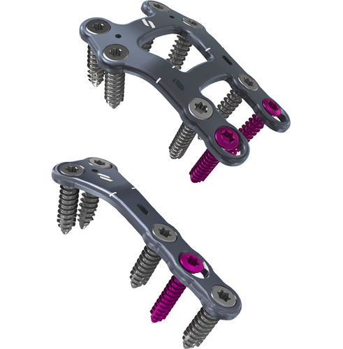 Placca per artrodesi per articolazione tarso-metatarsica - Airlock® - novastep - bloccata / in metallo
