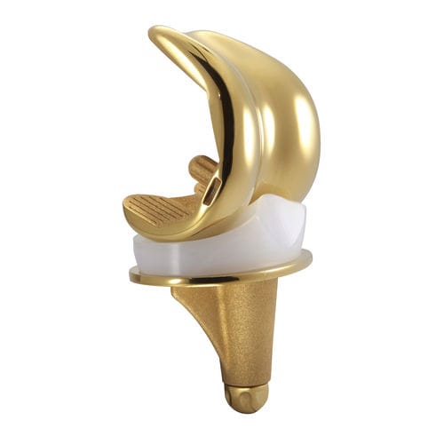 Protesi di ginocchio tricompartimentale - SCORE&reg; AS - Amplitude Surgical - a piatto mobile / cementata o non cementata