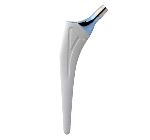 Stelo femorale non cementato - ACOR® monobloc - Amplitude Surgical - destro / sinistro