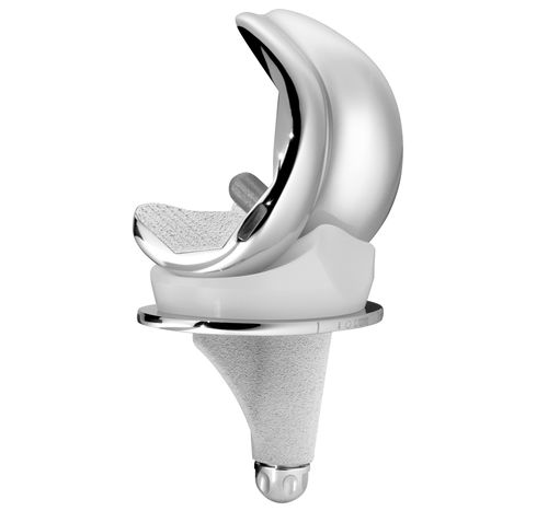 Protesi di ginocchio tricompartimentale - SCORE® II - Amplitude Surgical - a piatto mobile