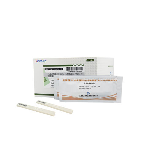 Kit di test dell'infarto del miocardio - cTnI/Myo/CK-MB - Guangzhou KOFA Biotechnology Co.,Ltd. - della mioglobina / cTnI / della creatina chinasi
