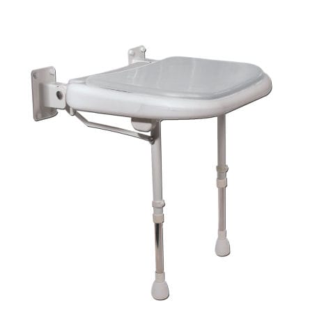 Sedile per doccia senza schienale - 04210P - AKW Medicare - pieghevole / bariatrico / a muro