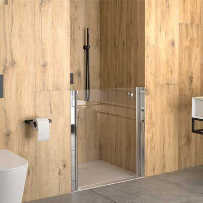 Paradoccia per struttura sanitaria - Larenco Duo Care - AKW Medicare - battente / in vetro