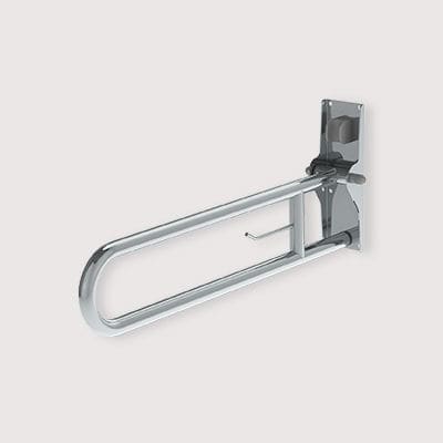Barra di appoggio per WC - 01811SS-LS - AKW Medicare - ribaltabile