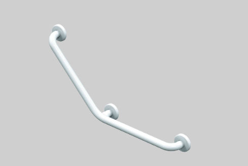 Barra di appoggio per stanza da bagno - 01247WH - AKW Medicare - in acciaio inossidabile