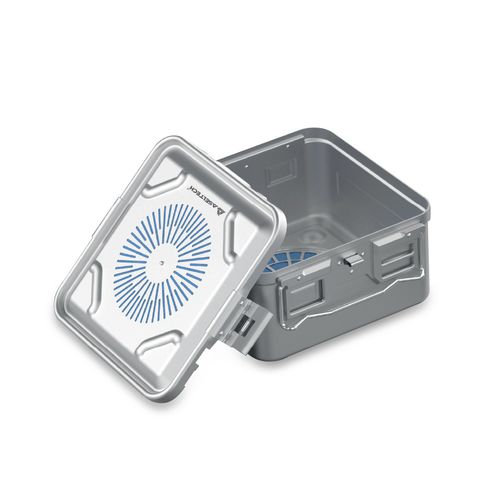 Contenitore di sterilizzazione per strumenti - Plasma (H2O2) Low Temperature  Model - Asel Medikal - con filtro / in alluminio anodizzato / in alluminio