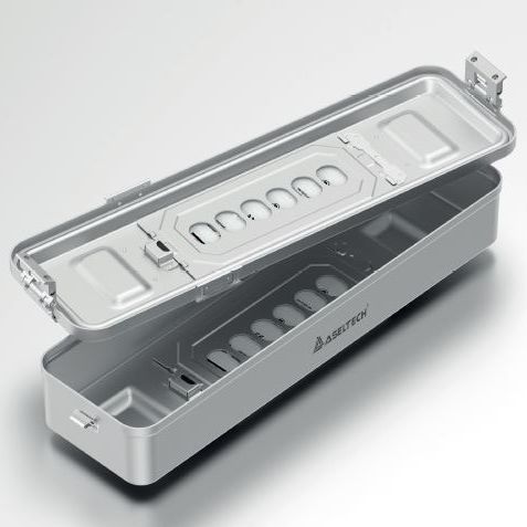 Contenitore di sterilizzazione per strumenti - Endo Model - Asel Medikal - per endoscopio / con filtro / in alluminio anodizzato