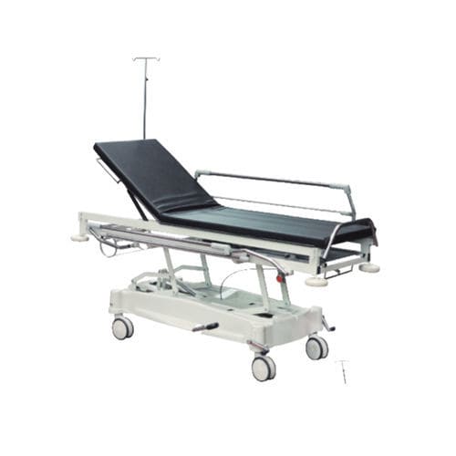 Barella con carrello da trasporto - TM 100H - Tali Medical - manuale / idraulica / con schienale regolabile
