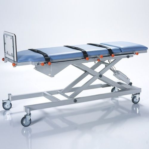 Barella con carrello da trasporto - NTCR SD 11 - HNT Medical - elettrica / ad altezza regolabile / con schienale regolabile