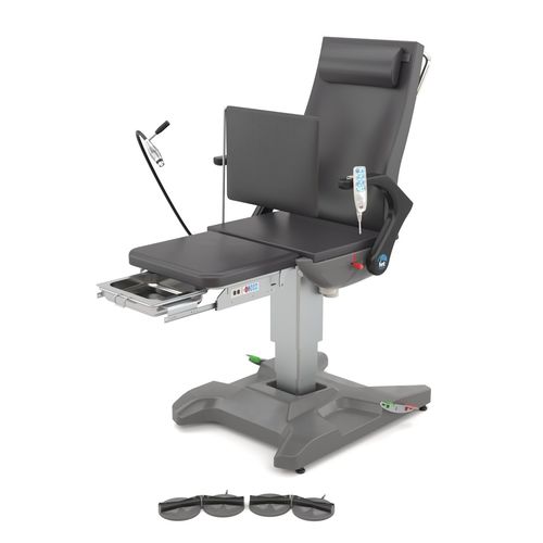 Poltrona per visita podologica - 6000 Series - HNT Medical - elettrica / ad altezza regolabile / con schienale regolabile