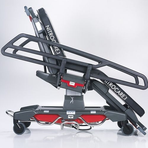 Barella con carrello da trasporto - NT Q7 - HNT Medical - idraulica / ad altezza regolabile / con schienale regolabile