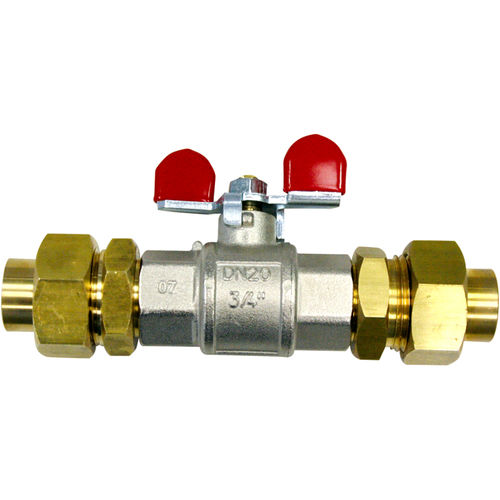 Valvola per gas medicali - H Series - BEHRINGER - a vuoto / a farfalla / in ottone