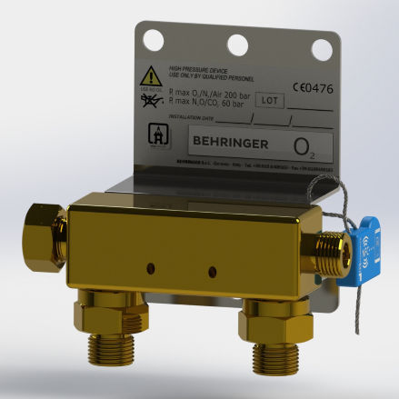 Collettore per gas medicali - HS09 Series - BEHRINGER - ad alta pressione