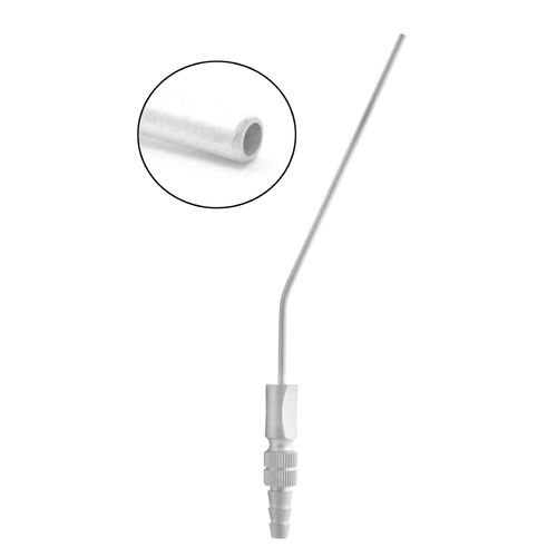 Cannula per aspirazione dentale - LD29-115 - Lenox Instrumentation - di Frazier / curva / in acciaio inossidabile