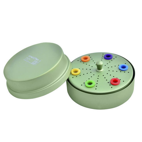 Scatola odontoiatrica - LD41-504 - Lenox Instrumentation - di stoccaggio / in acciaio inossidabile / con coperchio