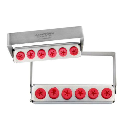 Rack per frese dentali - LD32-128 - Lenox Instrumentation - odontoiatrico / di stoccaggio / compatto