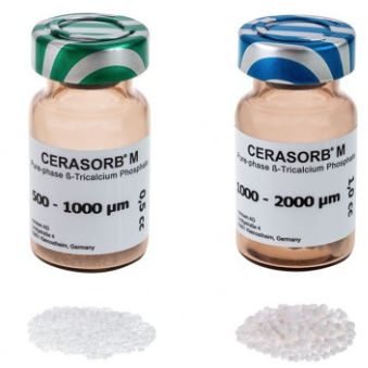Sostituto osseo sintetico - Cerasorb® M - Curasan - per chirurgia ortopedica / granulati