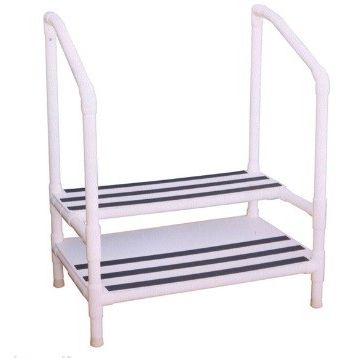 Predellino 2 gradini - MRI-MBD-70  - Phillips Safety Products - con corrimano / amagnetico