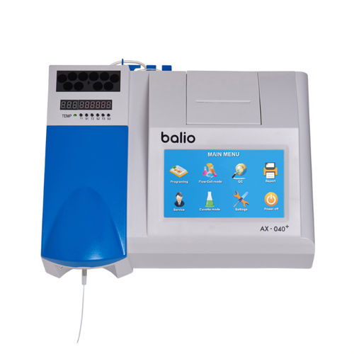 Analizzatore biochimico semiautomatico - AX-040+ - Balio Diagnostics - da banco / di cellule / con touch screen