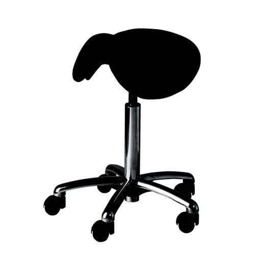 Sgabello medicale - JFB-022-1100 - JFB International - pneumatico / con rotelle / a forma di sella