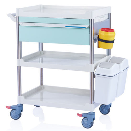 Carrello medico - W3924 - Sichuan Yufeng Medical Equipment Co., Ltd. - ospedaliero / per uso generale / portarifiuti