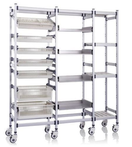 Scaffalatura 3 ripiani - P2607 - Sichuan Yufeng Medical Equipment Co., Ltd. - per contenitori / per cestelli / per farmacia