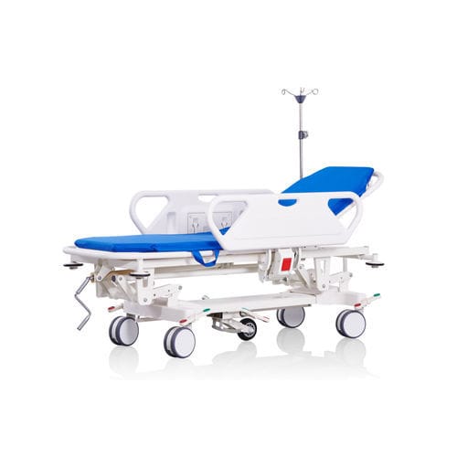 Barella con carrello da trasporto - J3703 - Sichuan Yufeng Medical Equipment Co., Ltd. - passamalati / di trasferimento / manuale