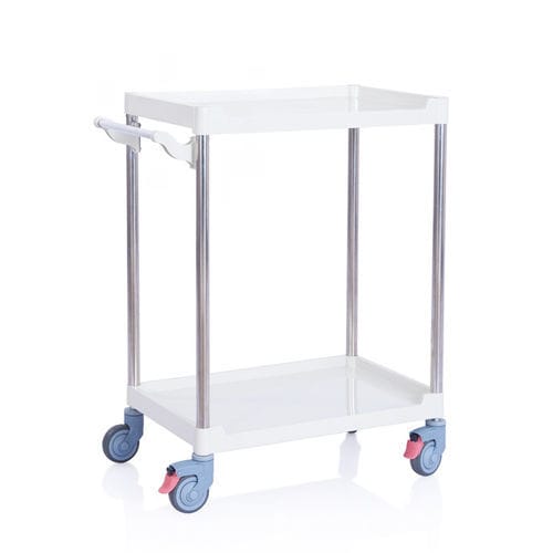 Carrello medico - W3932 - Sichuan Yufeng Medical Equipment Co., Ltd. - per strumenti / in plastica / 2 ripiani