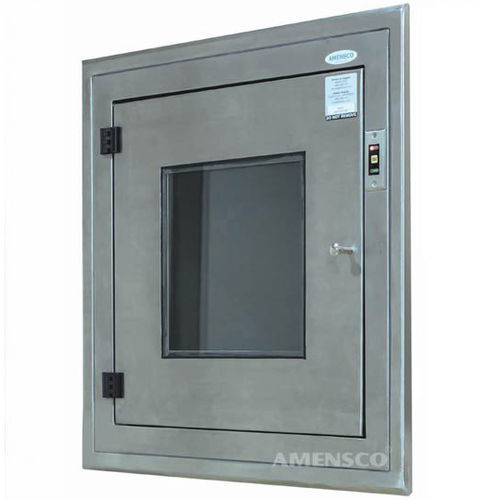 Passa-materiali per camera bianca - PB24Ele  - AMENSCO MEDICAL TECHNOLOGIES - da parete