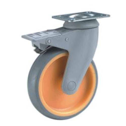 Ruota per letto di ospedale - P95SPB-4 - Xinchen Caster Wheels - per carrello medico / per barella / con freno