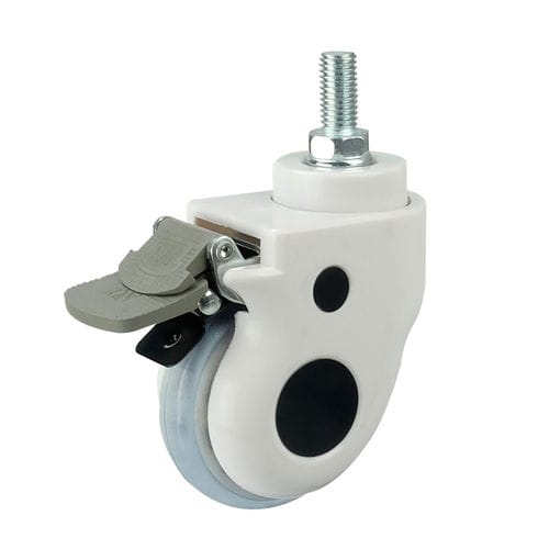 Ruota per letto di ospedale - W30075PUT - Guanzhou Ylcaster Industry - in poliuretano / girevole / con freno