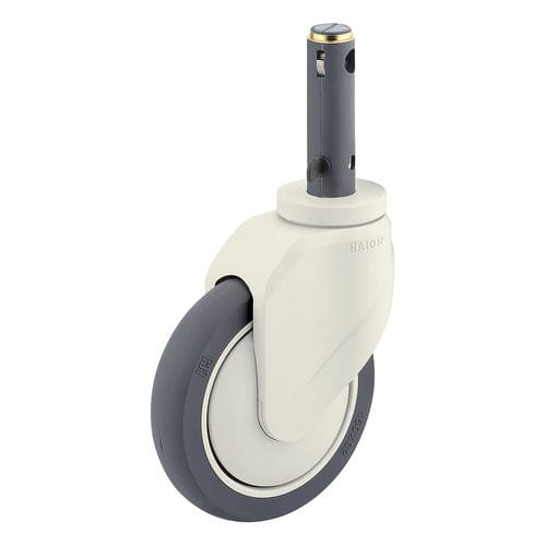 Ruota per barella - H399A-1A150UPB(2FT) - Haion Caster - per letto di ospedale / girevole / con freno