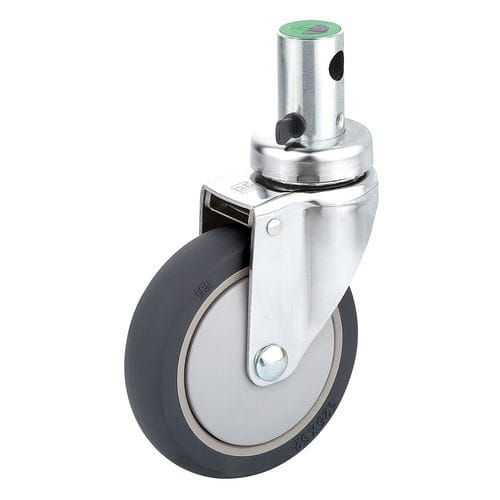 Ruota per barella - H391A-3A150UPB(3FN) - Haion Caster - per letto di ospedale / girevole / con freno