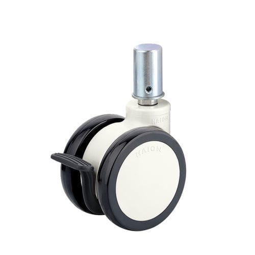 Ruota in poliuretano - H322-6S100UNB/D - Haion Caster - con freno / girevole