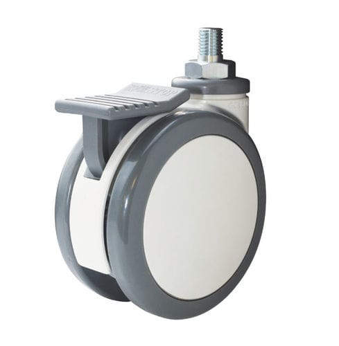 Ruota girevole - TwinTech Ultimate - Revvo Casters - per letto di ospedale / per carrello medico / per barella