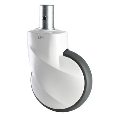 Ruota per letto di ospedale - E201-Y - Longfen Caster - in polipropilene / in acciaio inossidabile / girevole