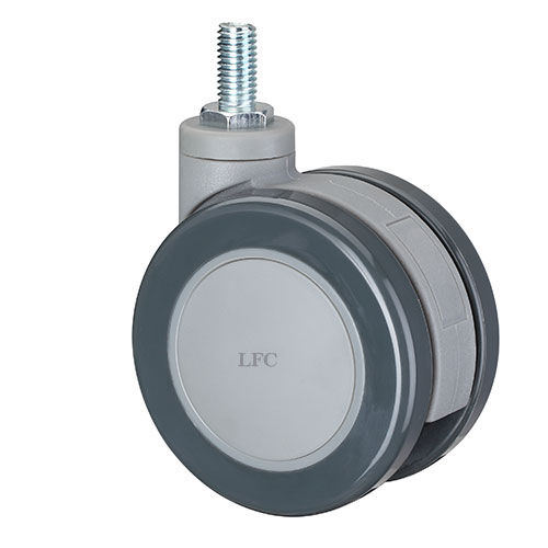 Ruota per carrello medico - M422-ST - Longfen Caster - in poliuretano / in poliammide / girevole