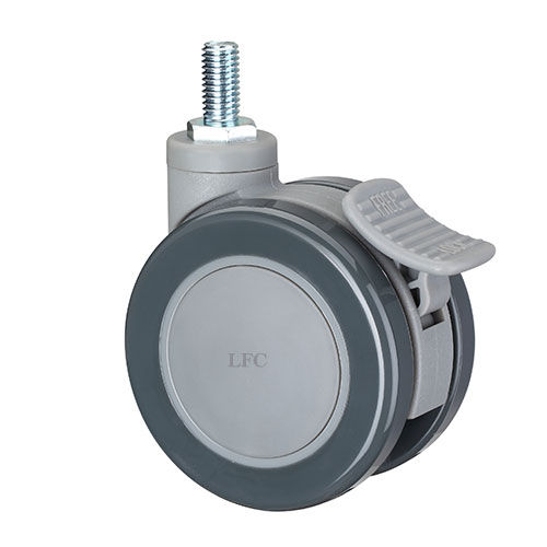 Ruota in poliuretano - M422-DT - Longfen Caster - in poliammide / con freno