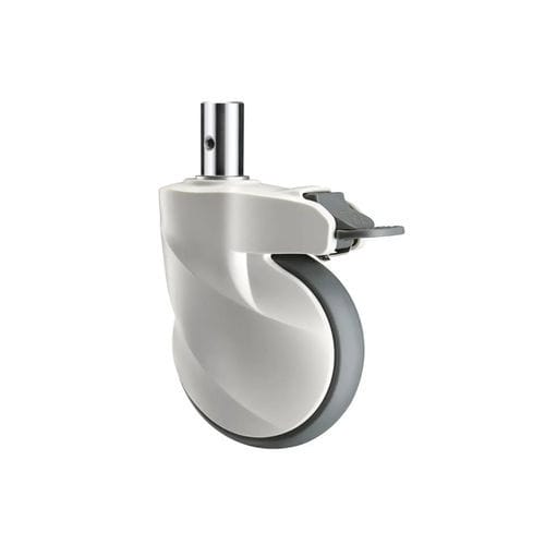 Ruota per letto di ospedale - E201D-Y - Longfen Caster - con freno / in acciaio inossidabile