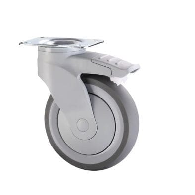Ruota con freno - M150-1 series - Longfen Caster - in polipropilene