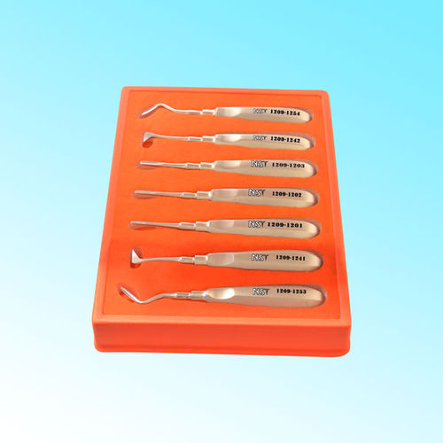 Leva lussatrice dentale curva - 1209-1300 - New Surgical Instruments Co. - di Flohr / di Seldin