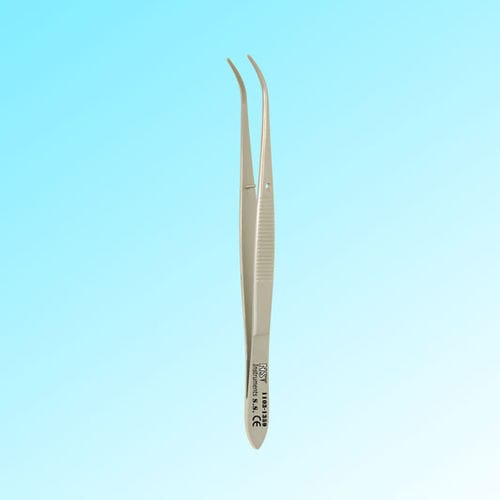 Pinza dentale - 1103-1359 - New Surgical Instruments Co. - per medicazione / curva