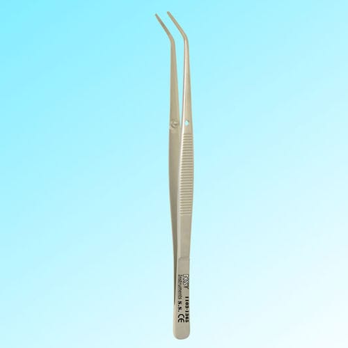 Pinza dentale - 1103-1365 - New Surgical Instruments Co. - per medicazione / curva