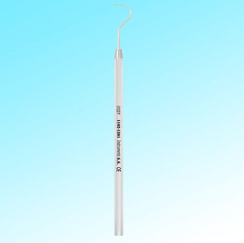 Sonda odontoiatrica diagnostica - 1102-1301 - New Surgical Instruments Co. - semplice / in acciaio inossidabile