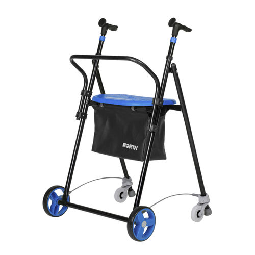 Deambulatore rollator a 4 ruote - AIR-ON Plus - Forta - Fabricaciones Ortopédicas Albacete - con sedile / con cestello / con braccioli
