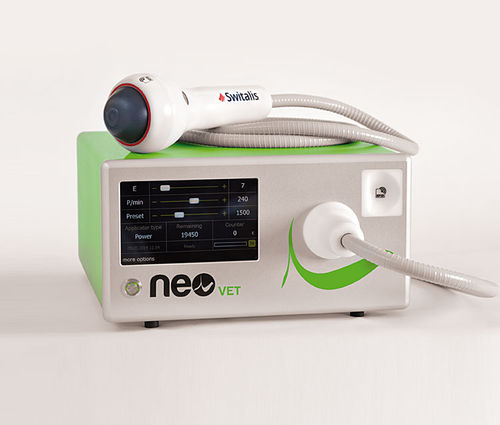 Generatore di onde d'urto extracorporee per trattamento ortopedico - NeoVet - Switalis - da tavolo / veterinario