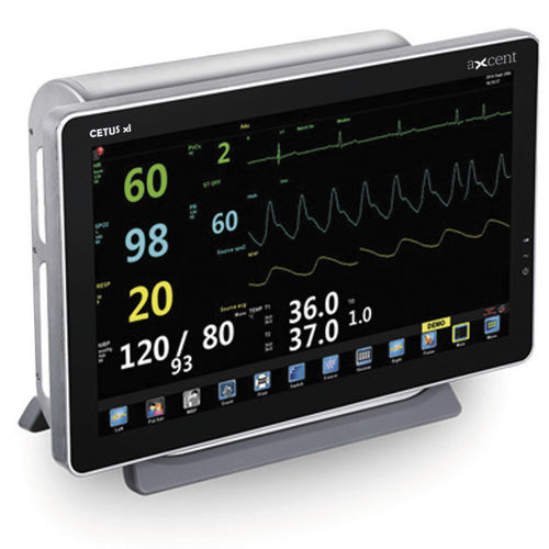 Monitor paziente da tavolo - CETUS xl  - aXcent medical - ECG / RESP / TEMP