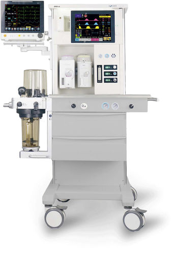Sistema per anestesia su carrello - APUS x2 - aXcent medical - con monitoraggio respiratorio / con ventilatore