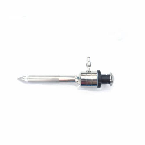 Trocar per laparascopia - 801.008. series - Zhejiang Geyi Medical Instrument - con connettore per insufflazione / con camicia